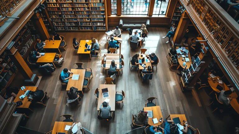 overhead-shot-busy-library-library-is-full-people-all-whom-are-hard-work-studying